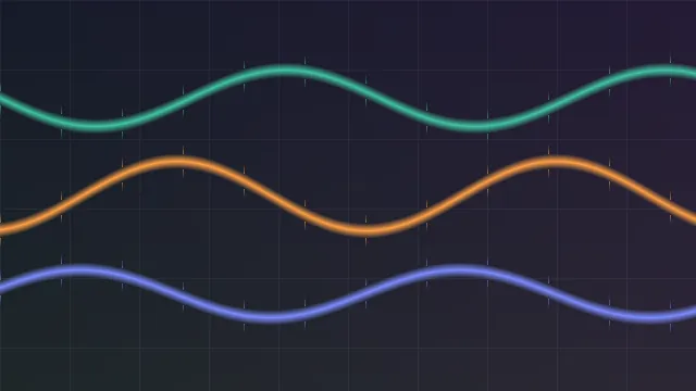A stylized chart of goroutines being multiplexed onto OS threads